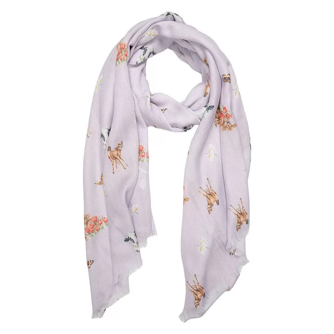 Cheap Wrendale Designs Flutterly Fabulous' Cow Scarf