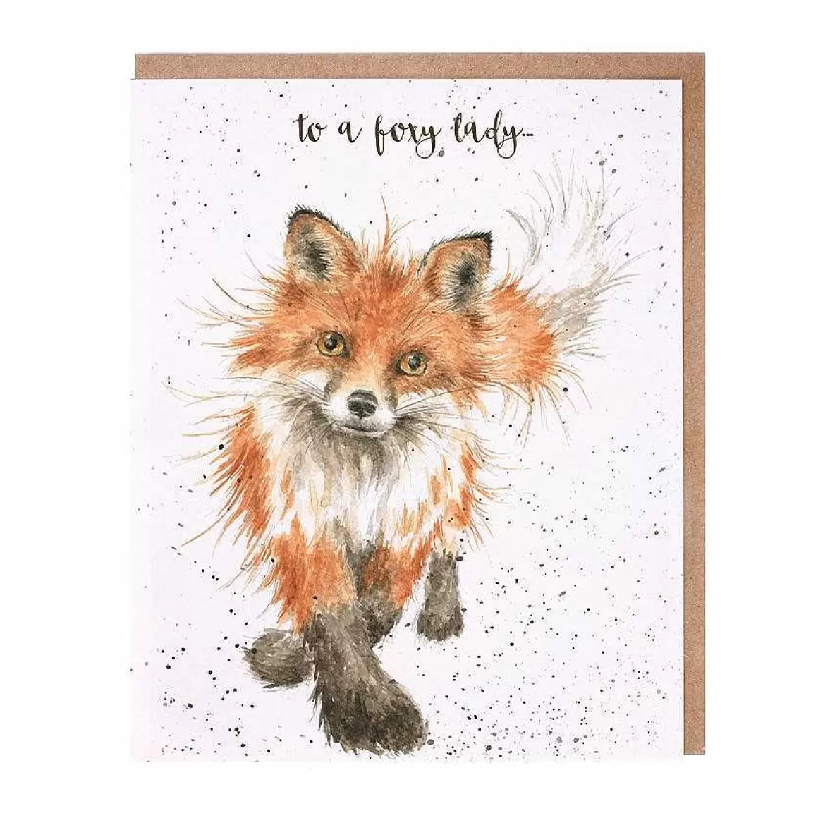 Fashion Wrendale Designs Foxy Lady' Fox Birthday Card