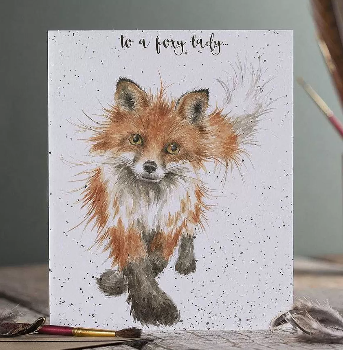 Fashion Wrendale Designs Foxy Lady' Fox Birthday Card