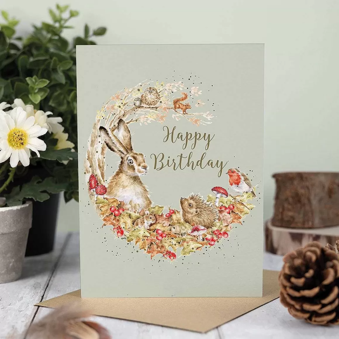 Discount Wrendale Designs Fungi Foray' Woodland Animal Birthday Card