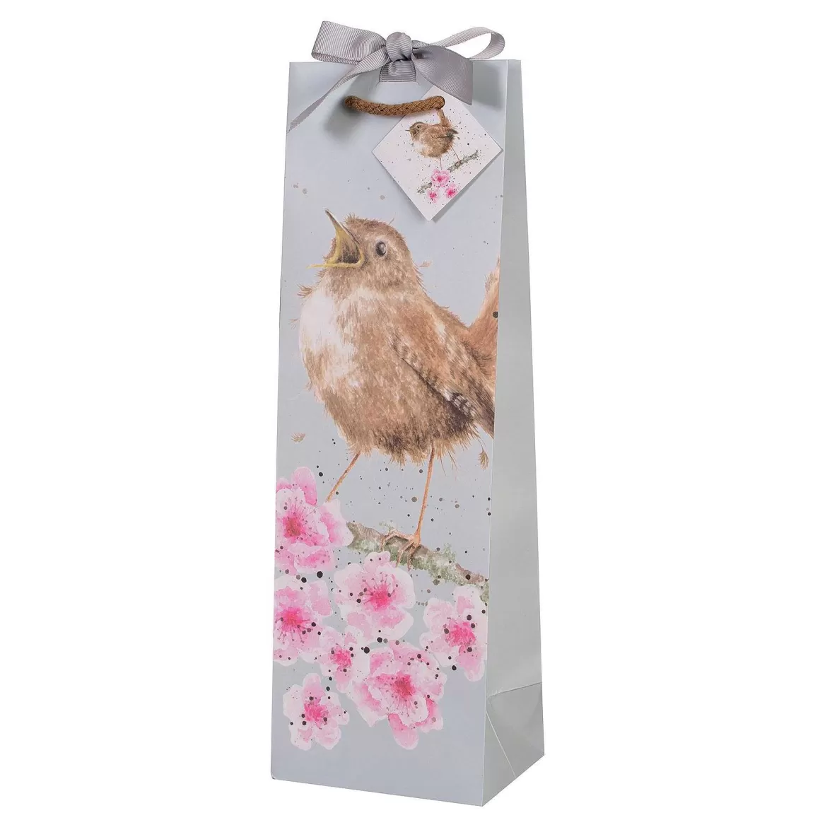 New Wrendale Designs Garden Birds' Wren Bottle Bag