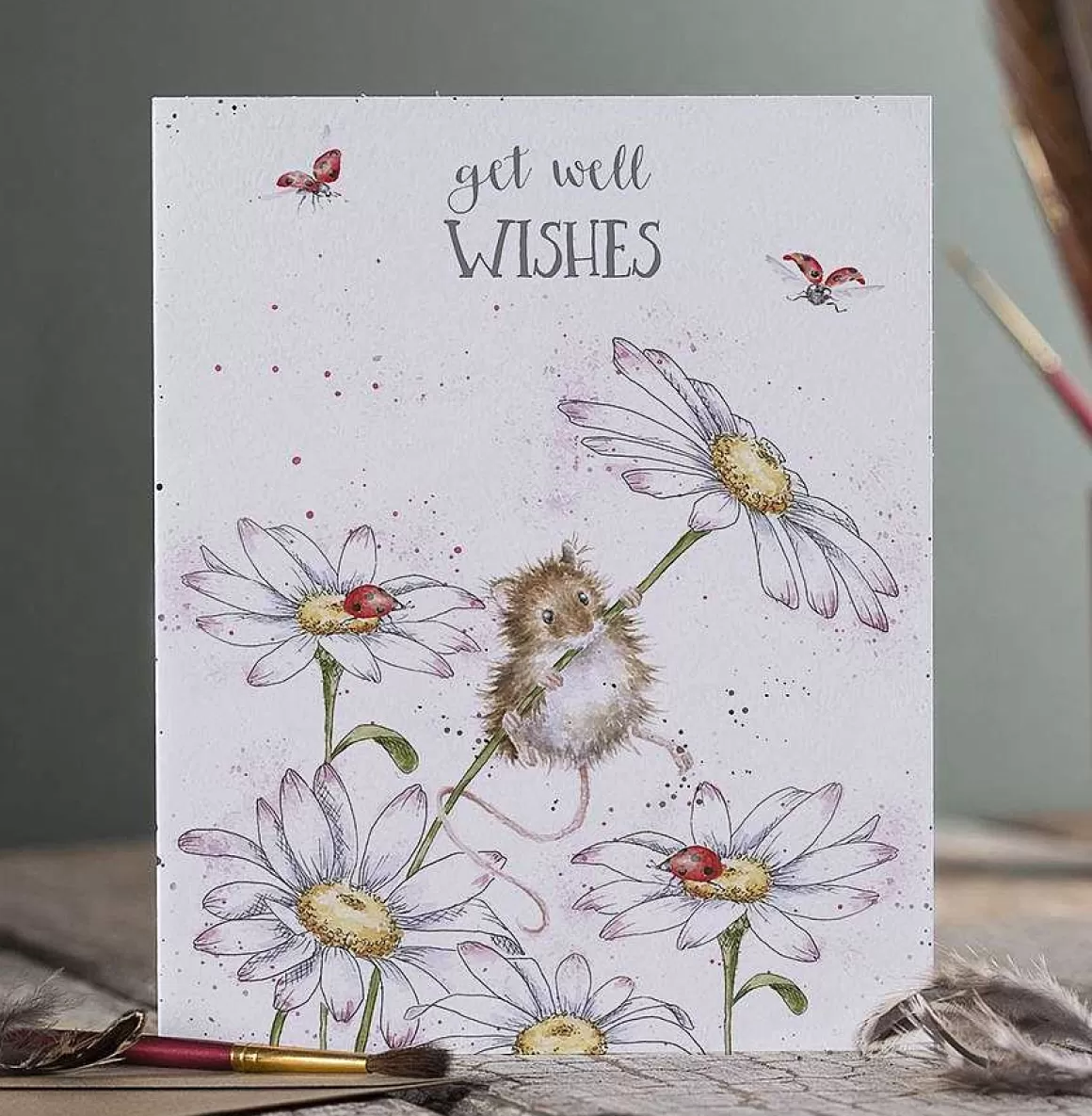 Discount Wrendale Designs Get Well Wishes' Card