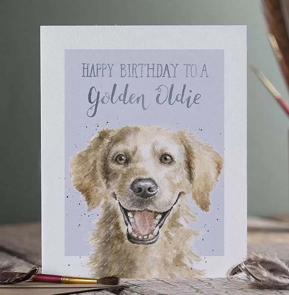 Best Sale Wrendale Designs Golden Oldie' Labrador Birthday Card