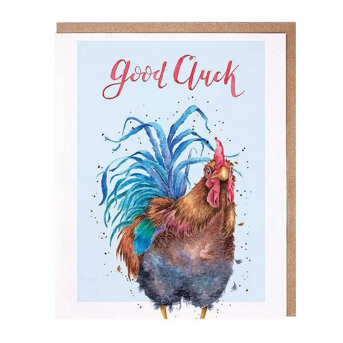 Hot Wrendale Designs Good Cluck' Cockerel Good Luck Card