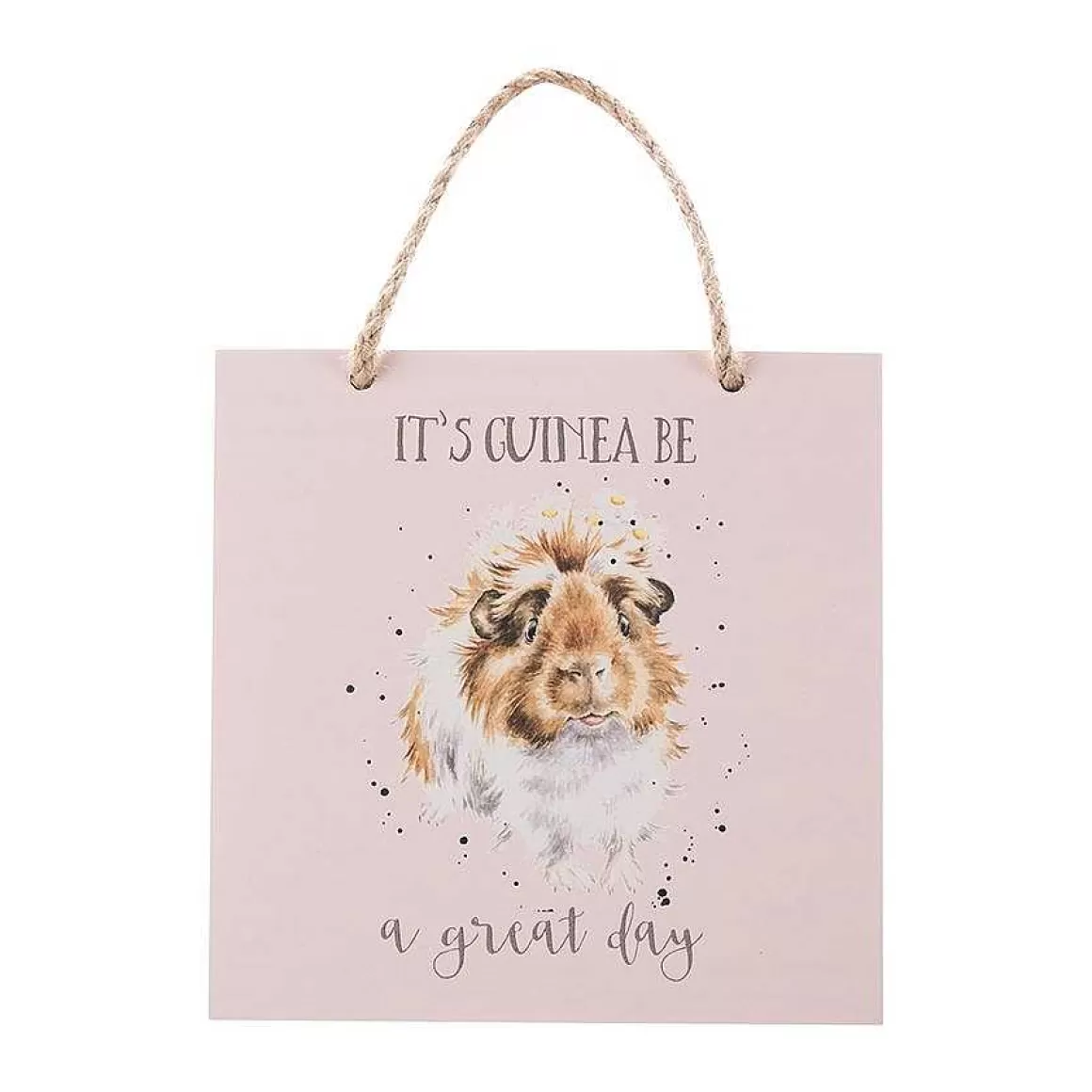 Cheap Wrendale Designs Guinea Be A Great Day' Guinea Pig Wooden Plaque