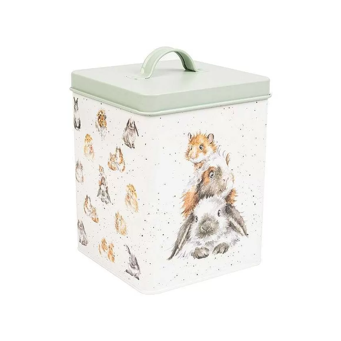 Hot Wrendale Designs Guinea Pig And Rabbit Treat Tin