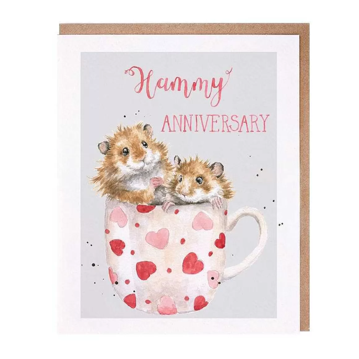 Hot Wrendale Designs Hammy Anniversary' Hamster Card