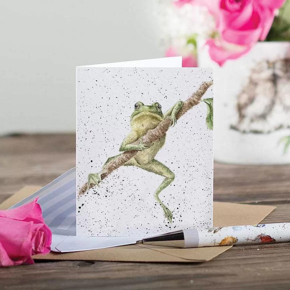 Fashion Wrendale Designs Handsome Prince' Frog Enclosure Card