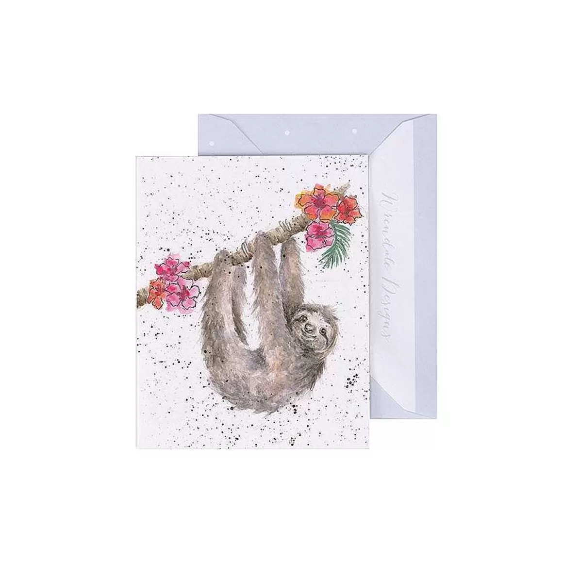 Best Sale Wrendale Designs Hanging Around' Sloth Enclosure Card