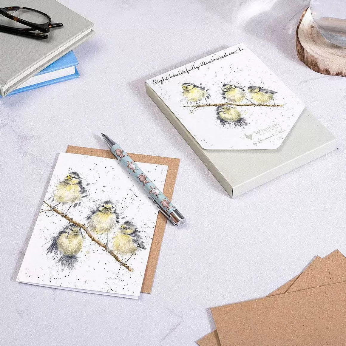 Cheap Wrendale Designs Hanging Out' Bird Notecard Set