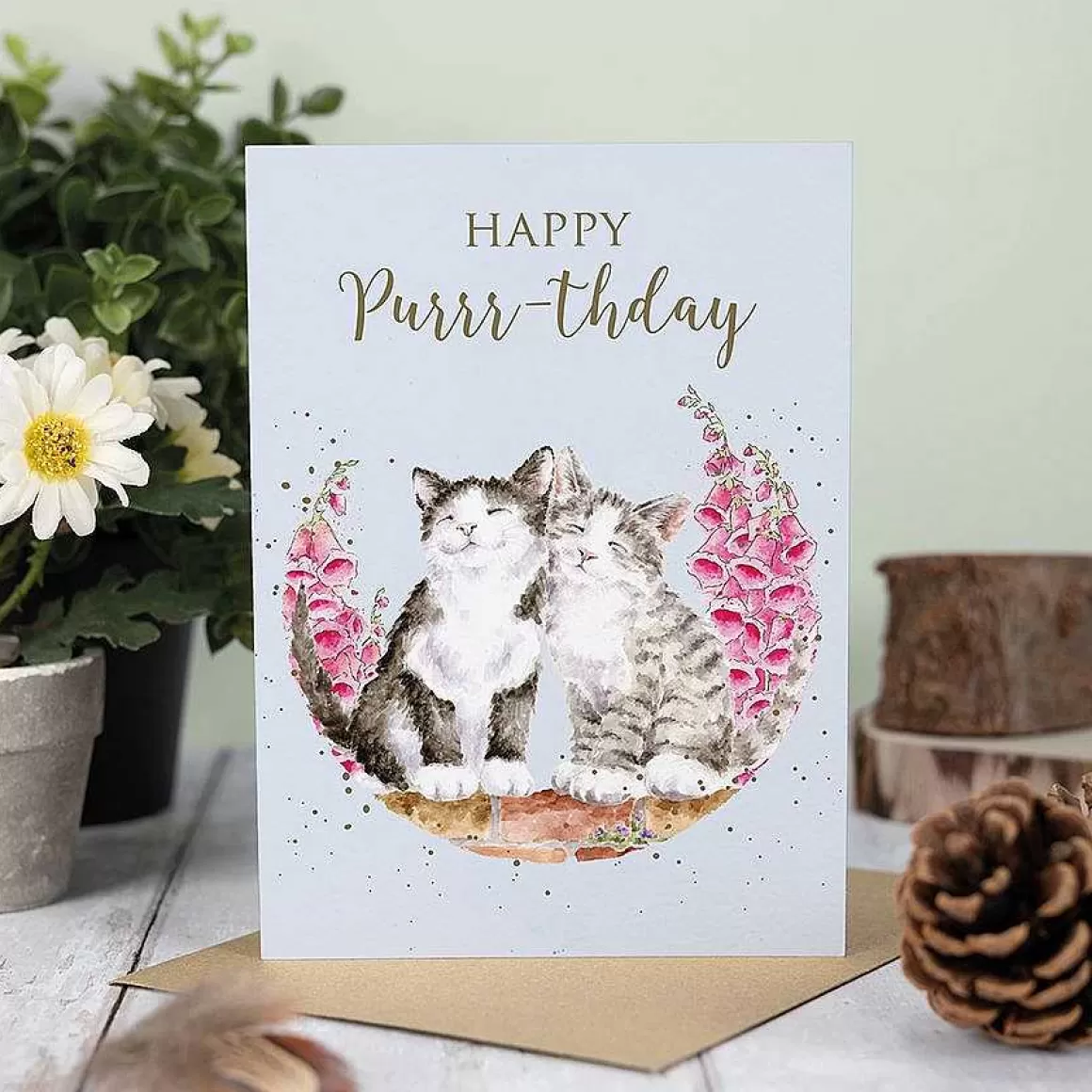 Fashion Wrendale Designs Happy Purrr-Thday' Cat Birthday Card