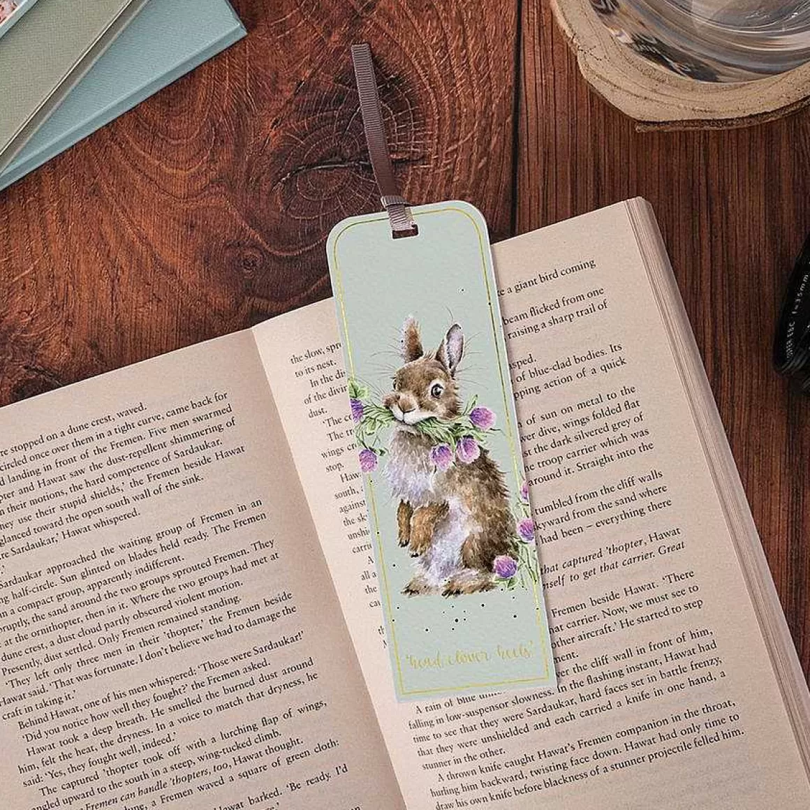 New Wrendale Designs Head Clover Heels' Rabbit Bookmark