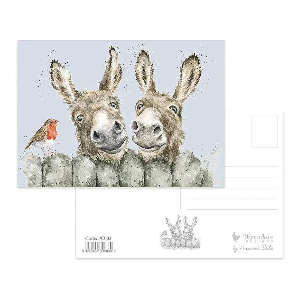 Best Sale Wrendale Designs Hee Haw' Donkey Postcard