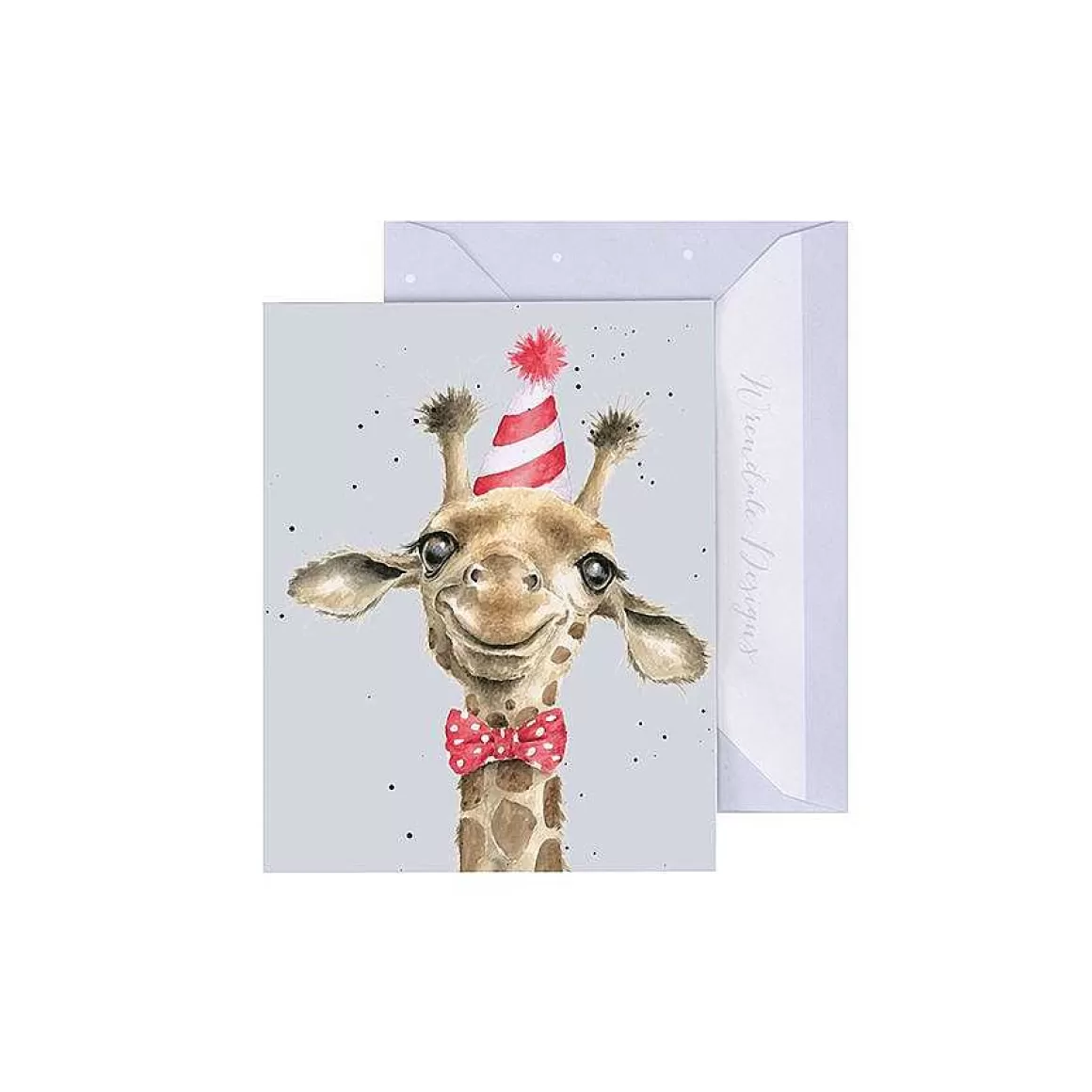 Fashion Wrendale Designs Here For The Cake' Giraffe Enclosure Card