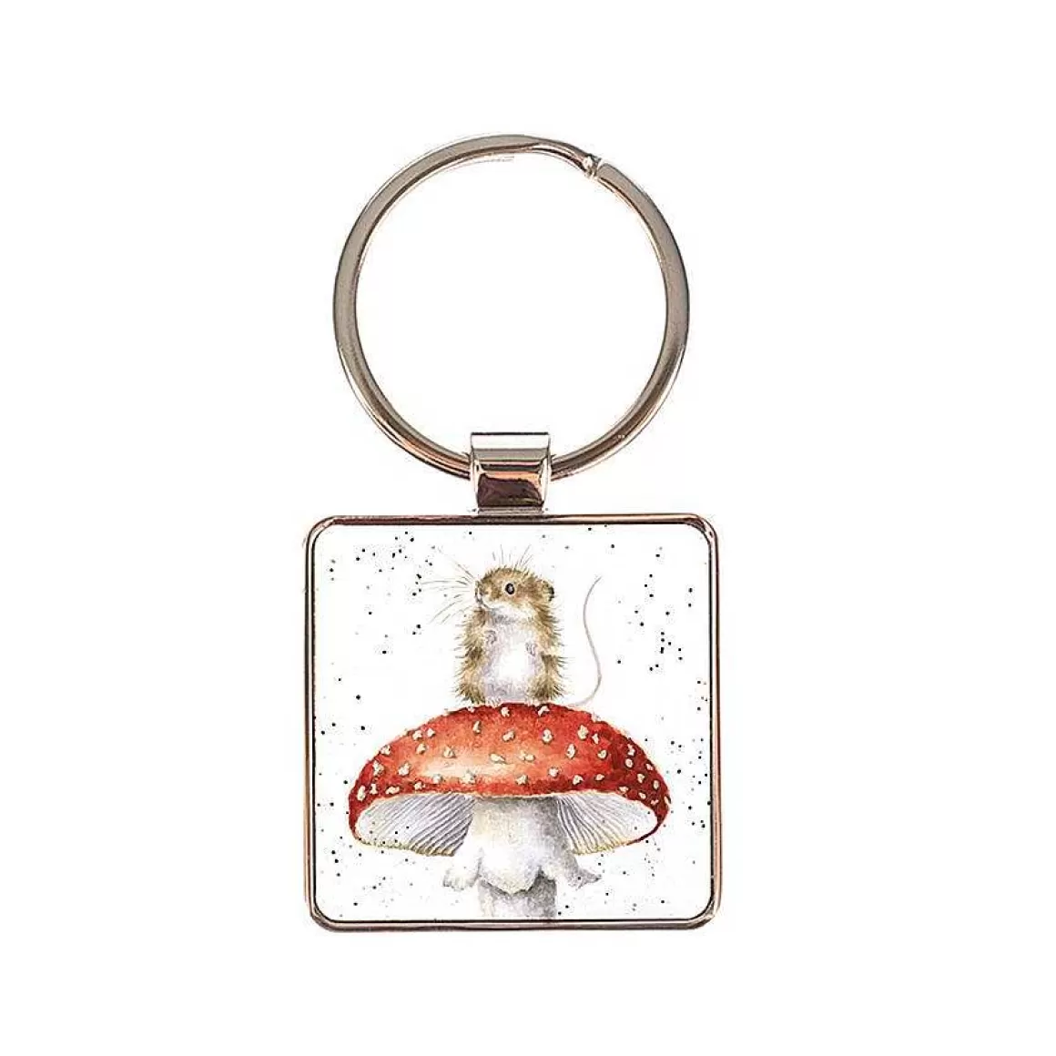 Online Wrendale Designs He'S A Fun-Gi' Mouse Keychain