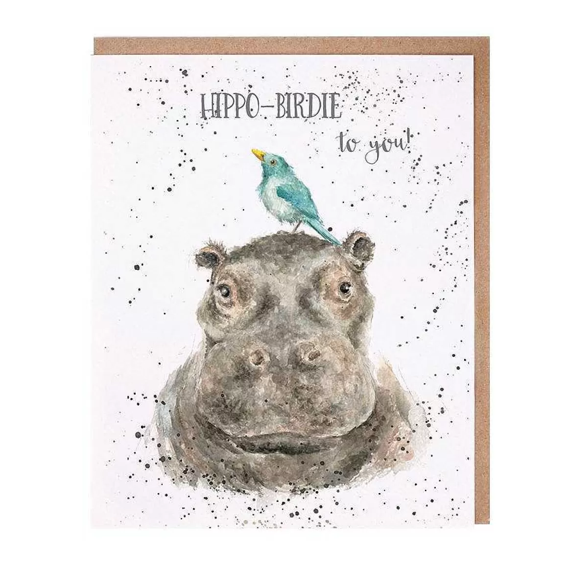 Best Sale Wrendale Designs Hippo Birdie' Hippo Card