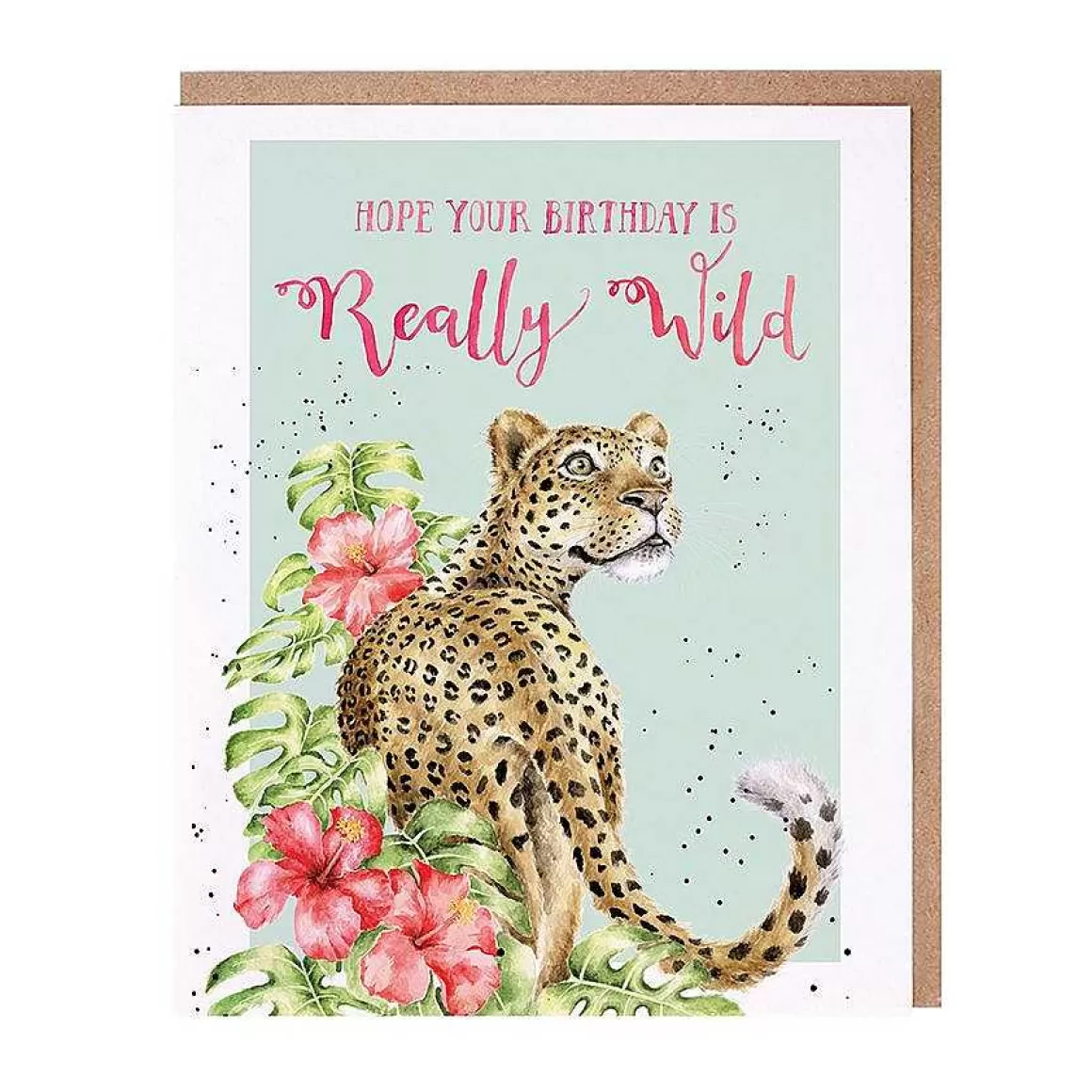 Best Wrendale Designs Hope Your Birthday Is Really Wild' Leopard Birthday Card