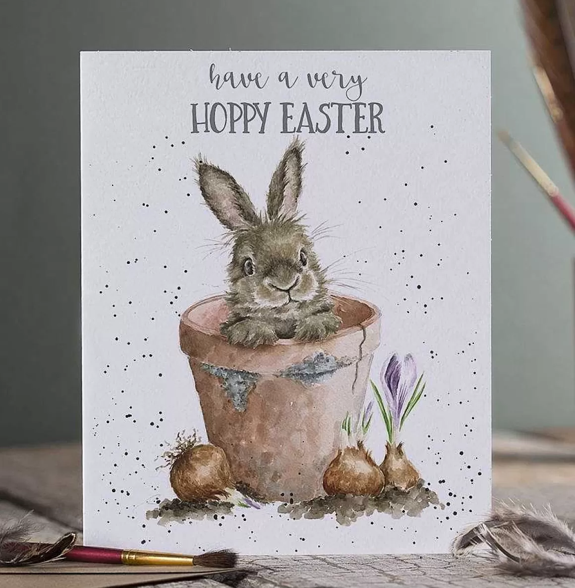 Cheap Wrendale Designs Hoppy Easter' Card