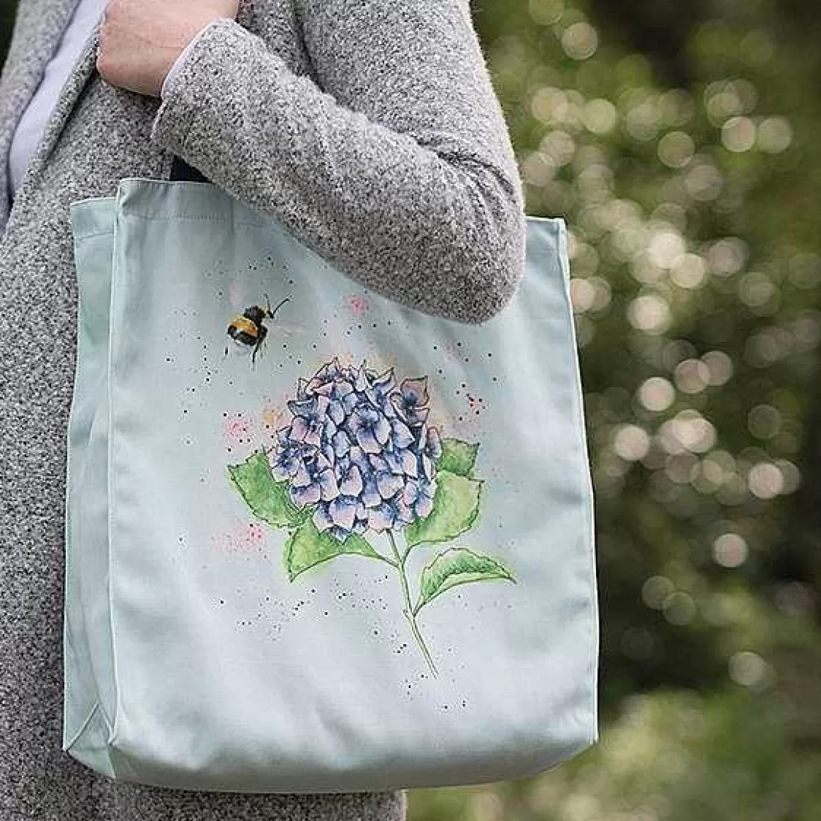 Shop Wrendale Designs Hydrangea' Bee Canvas Bag