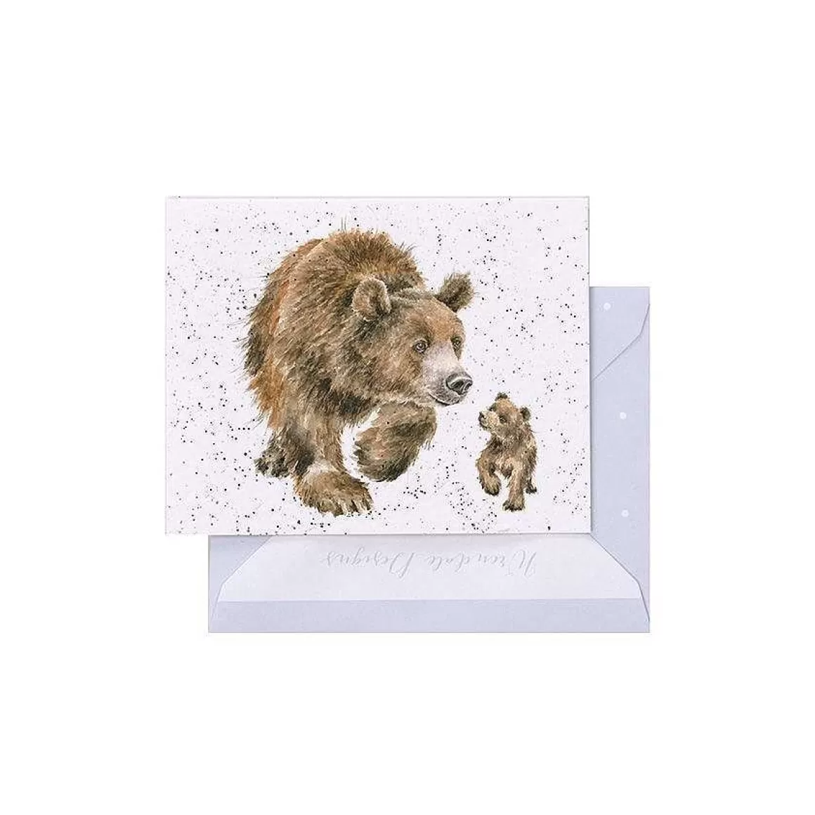 Store Wrendale Designs In My Footsteps' Bear Enclosure Card