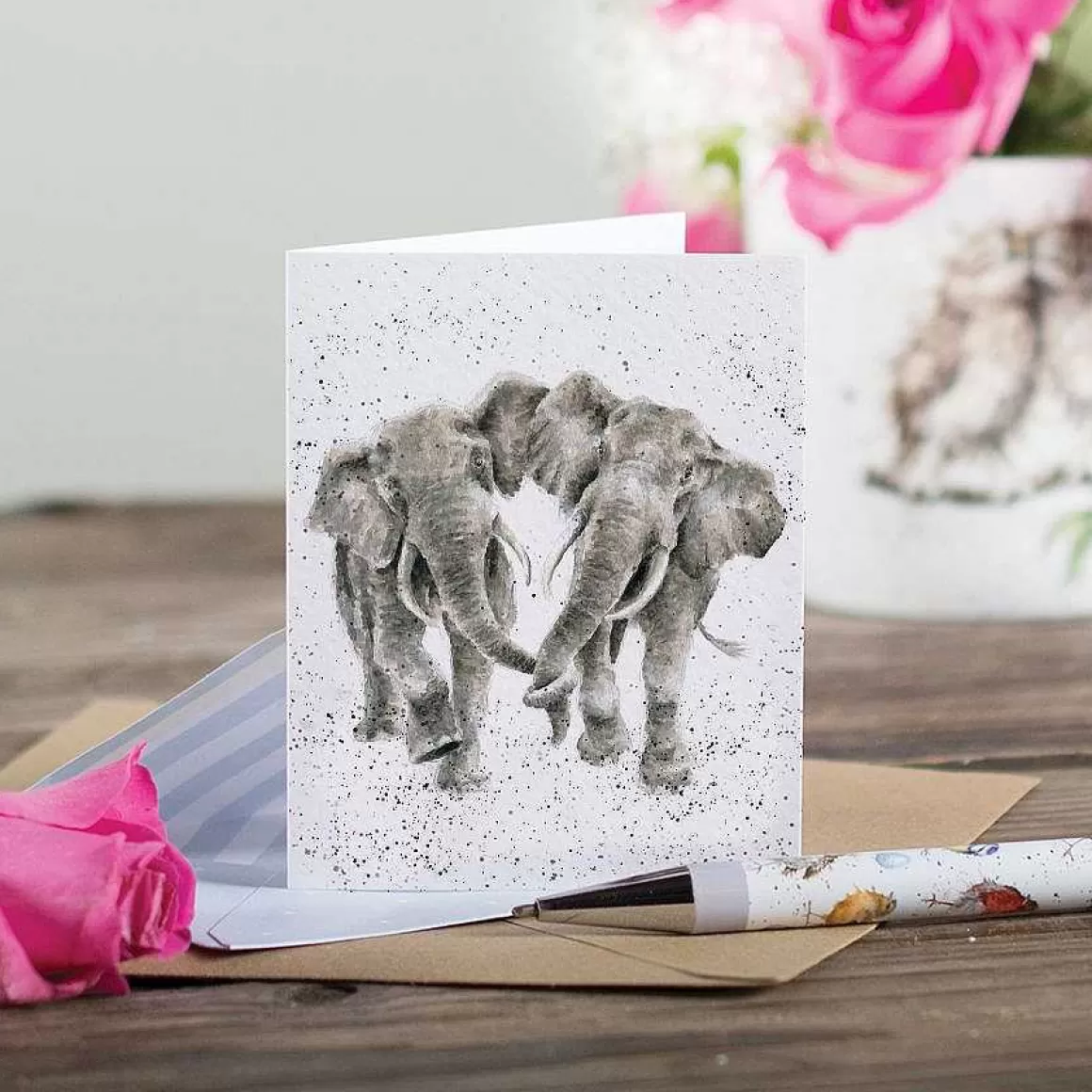 Best Sale Wrendale Designs Irrelephant' Elephant Enclosure Card