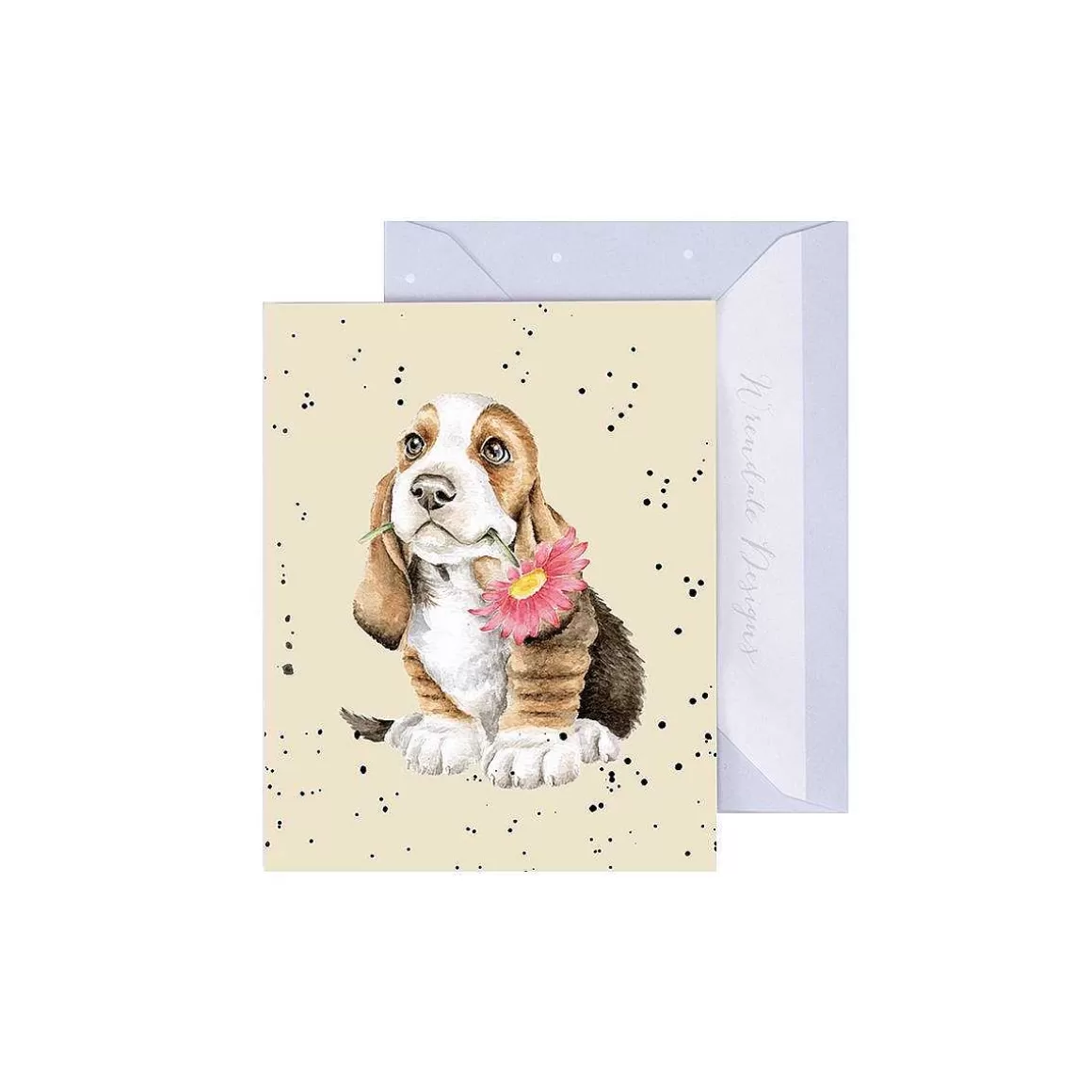 Online Wrendale Designs Just For You' Basset Hound Gift Enclosure Card