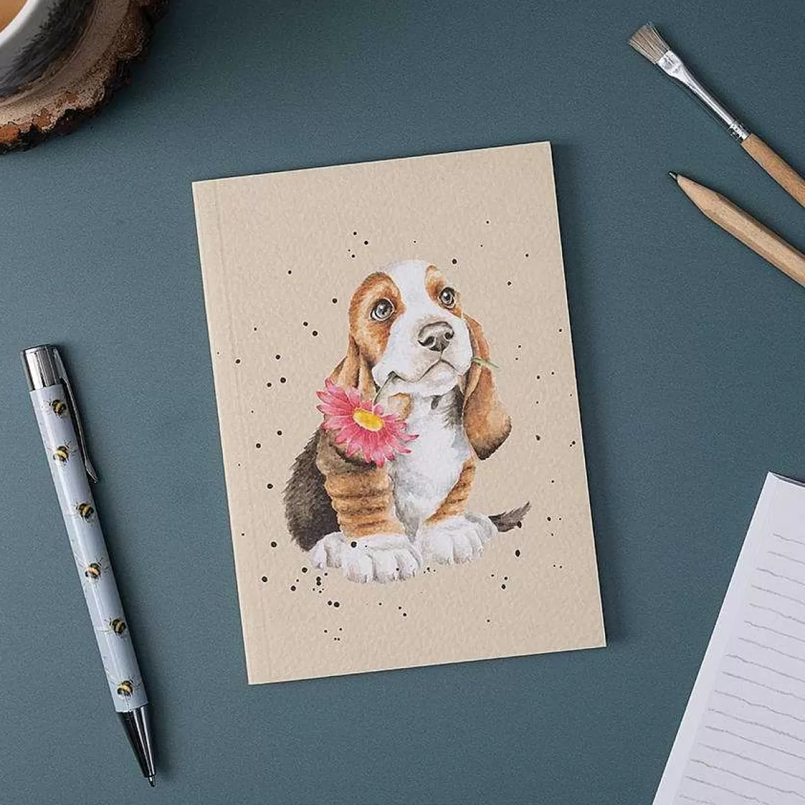 Best Wrendale Designs Just For You' Basset Hound Small Notebook