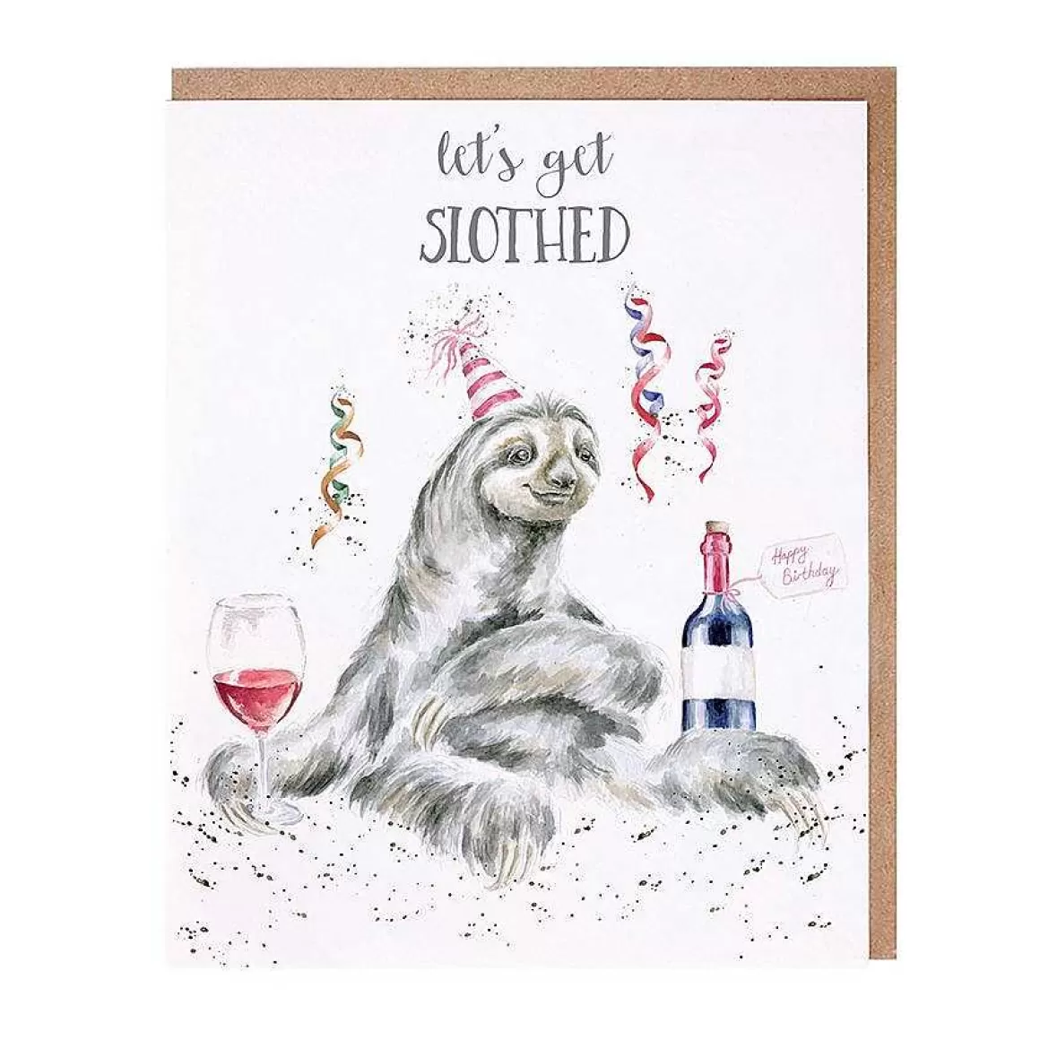 Discount Wrendale Designs Let'S Get Slothed' Sloth Birthday Card