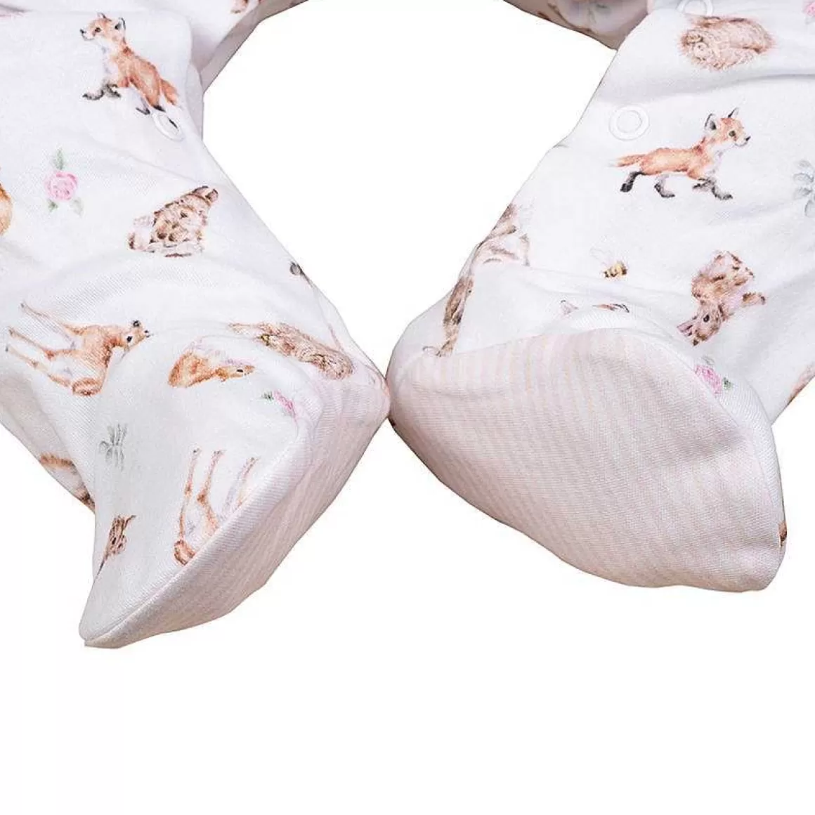 Flash Sale Wrendale Designs Little Forest' Woodland Animal Patterned Baby Grow