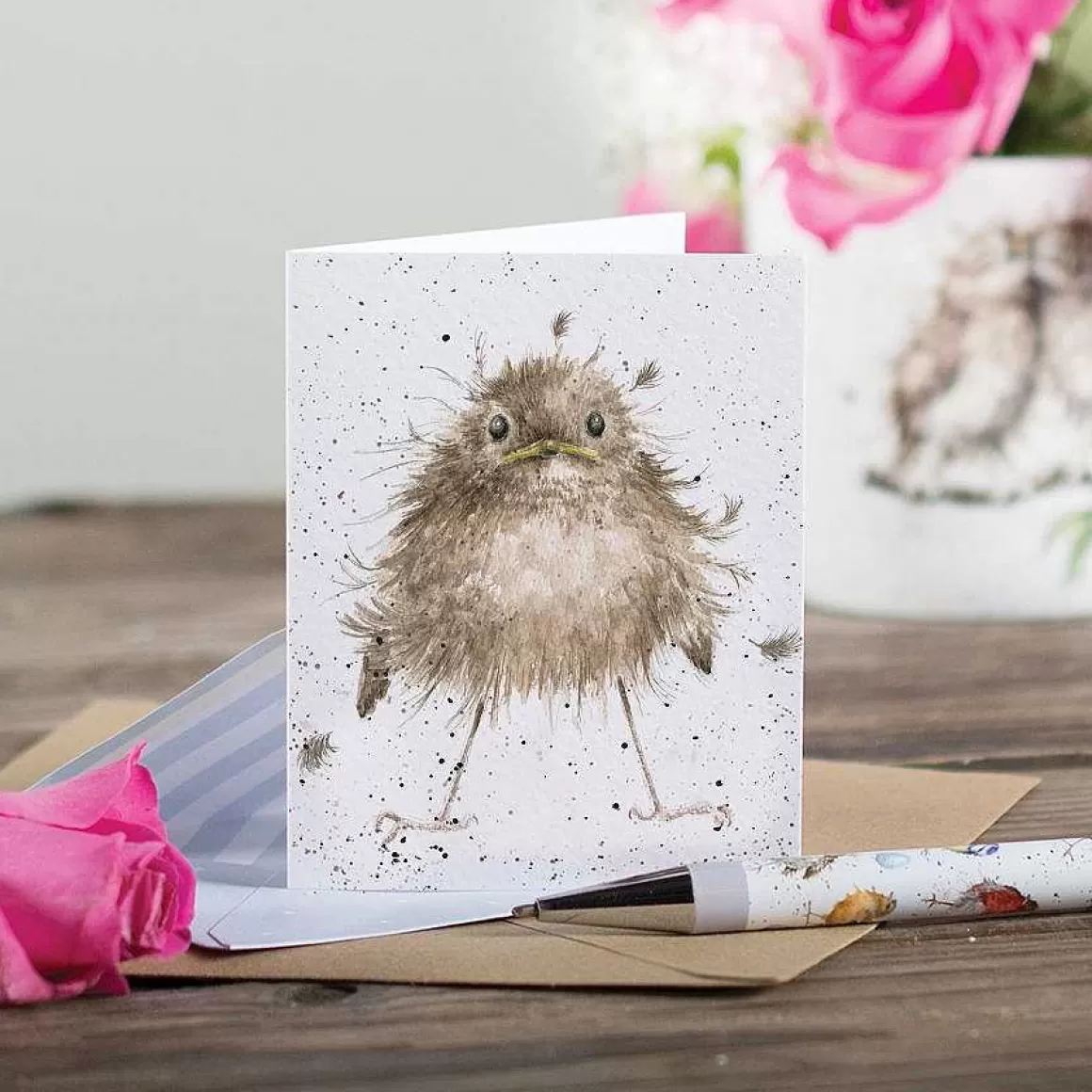 Store Wrendale Designs Little Wren' Wren Enclosure Card