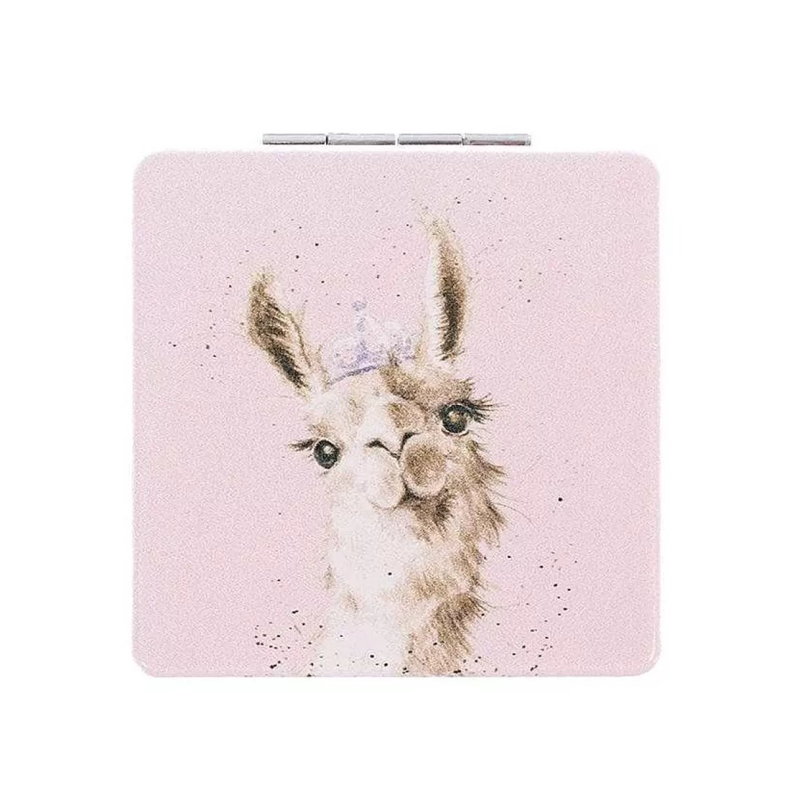 Store Wrendale Designs Llama Queen' Llama Compact Mirror