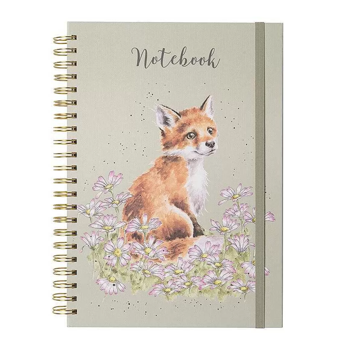 Best Sale Wrendale Designs Make My Daisy' Fox Large Spiral Bound Journal