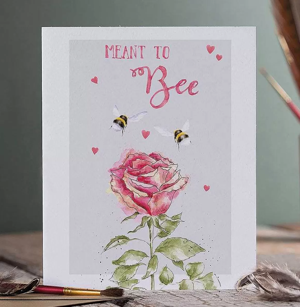 Hot Wrendale Designs Meant To Bee' Bee Engagement Card