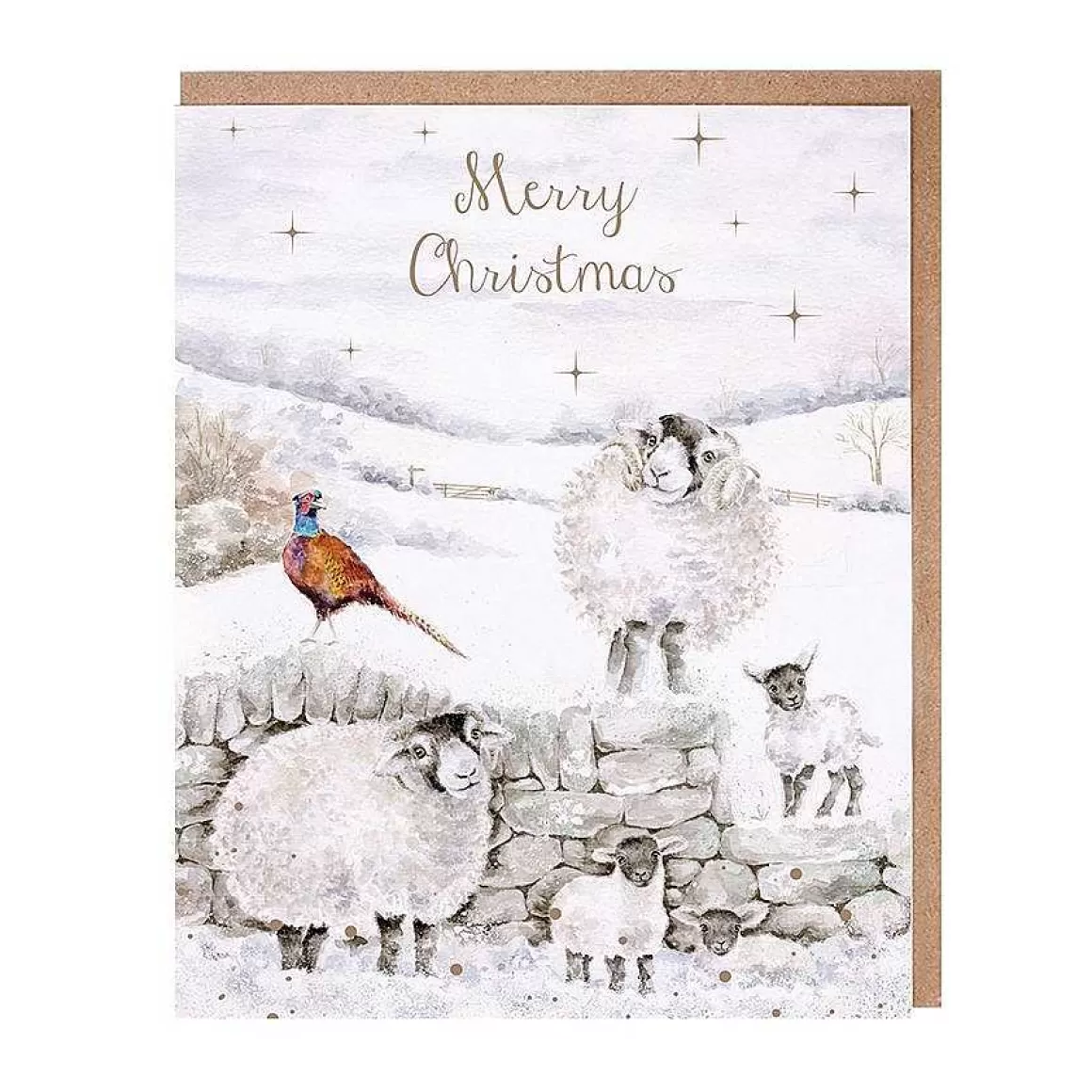 New Wrendale Designs Merry Christmas To Ewe' Sheep Christmas Card Pack