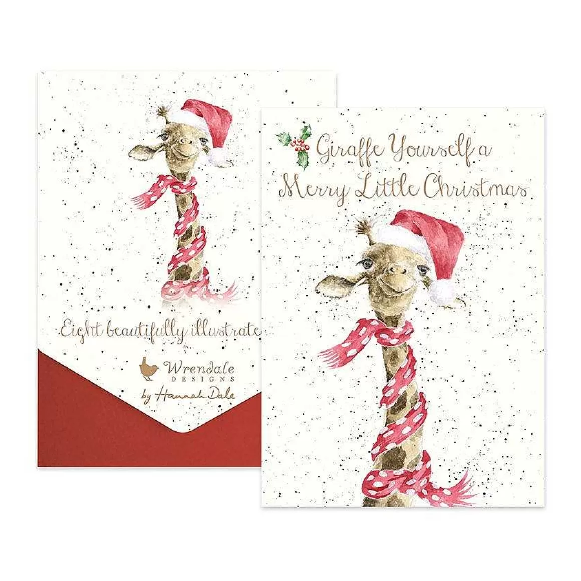 Best Wrendale Designs Merry Little Christmas' Giraffe Card Pack