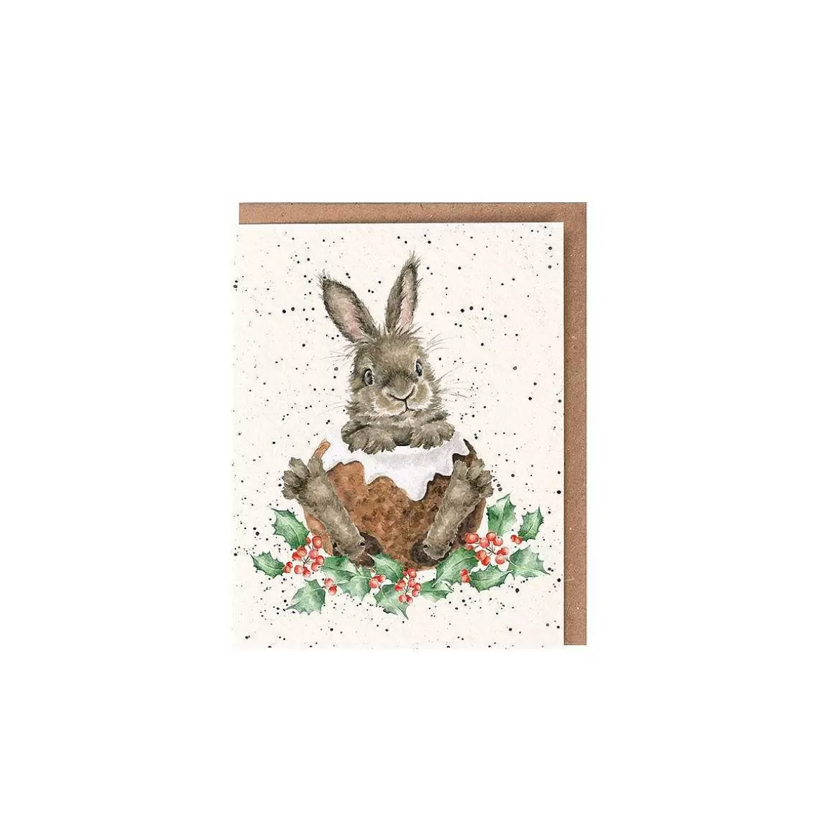 New Wrendale Designs Merry Little Christmas' Rabbit Enclosure Card