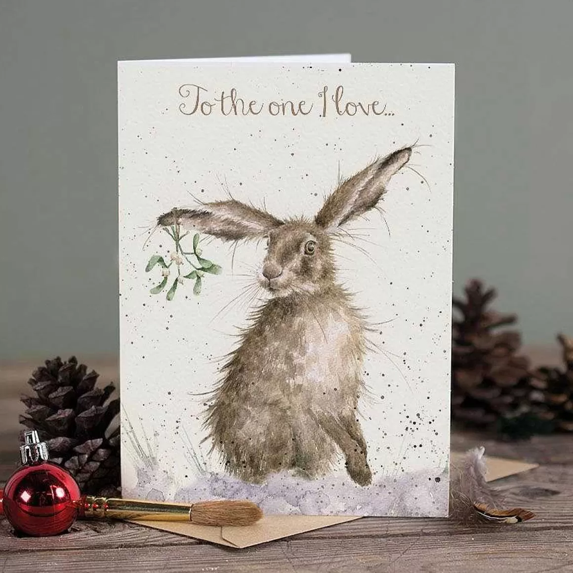 Flash Sale Wrendale Designs Mistletoe' Hare Card