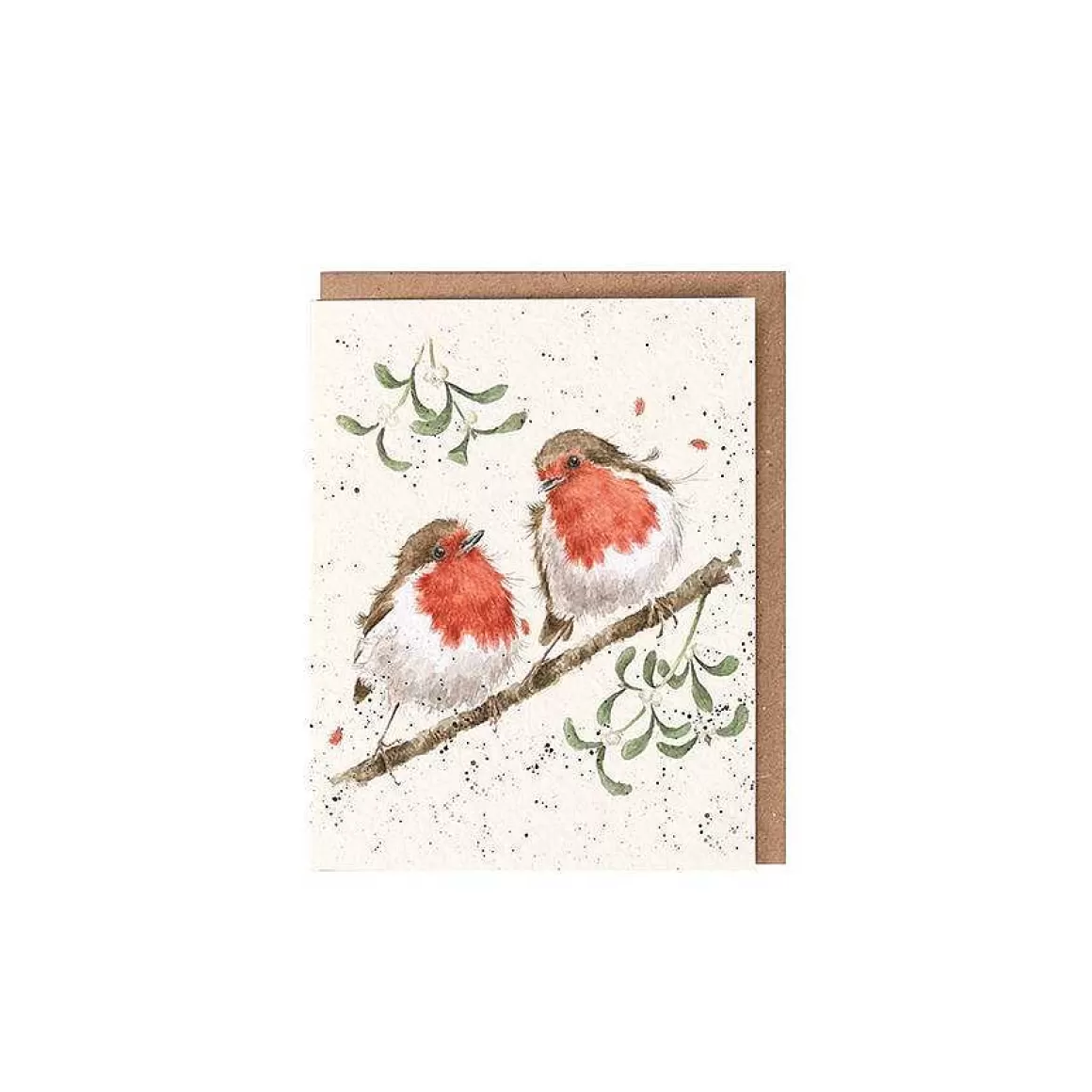 Online Wrendale Designs Mistletoe' Robin Enclosure Card