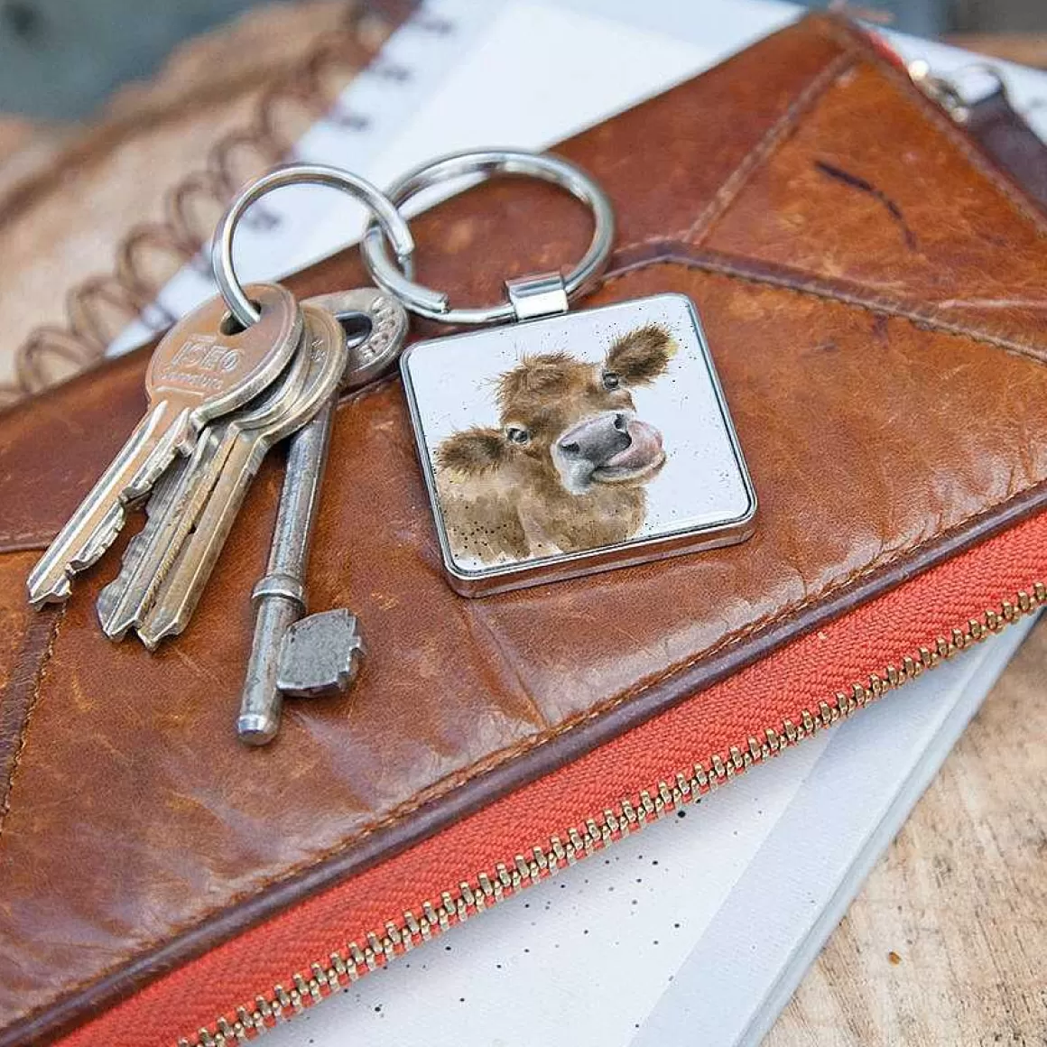 Shop Wrendale Designs Moooo' Cow Keychain