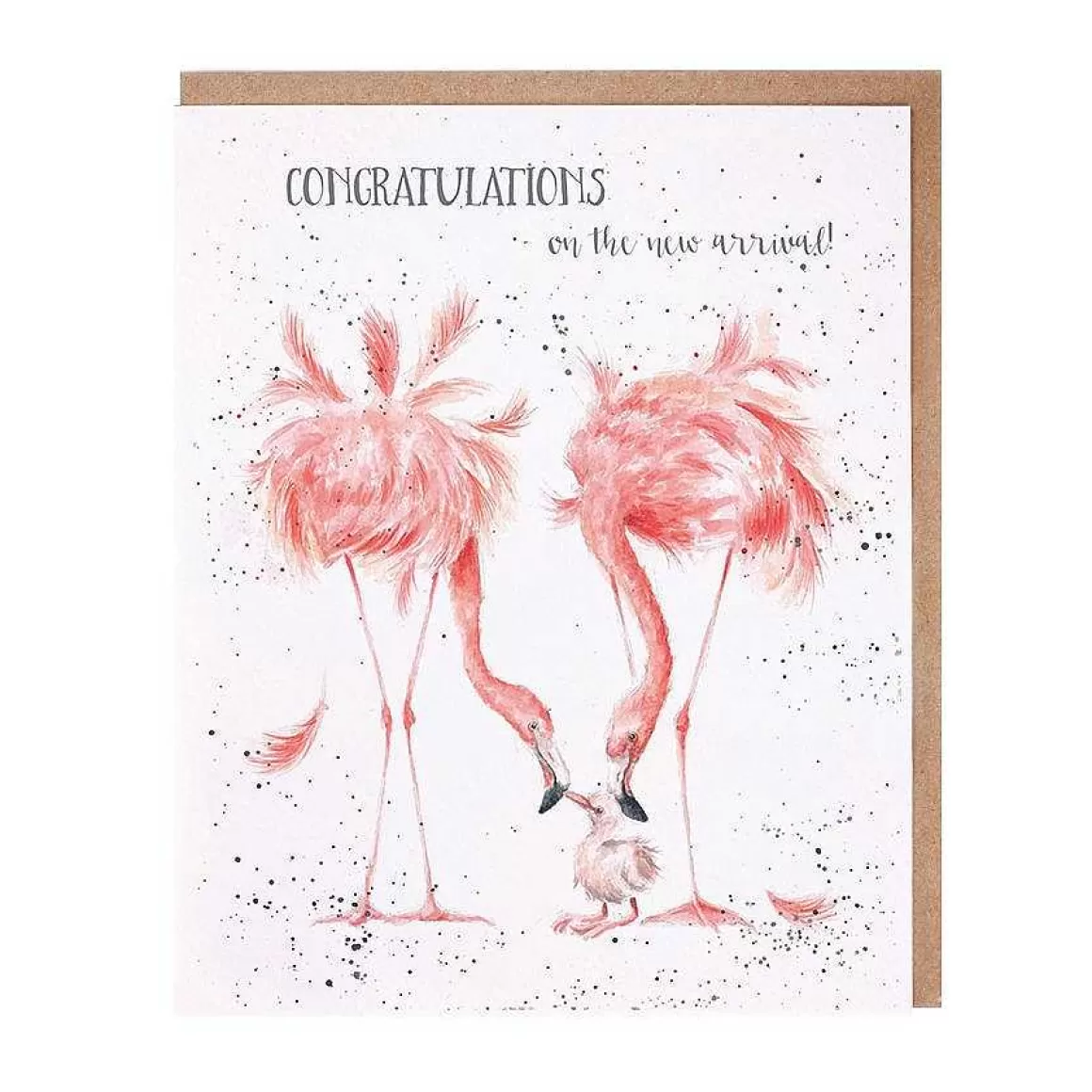 Sale Wrendale Designs New Arrival' Flamingo Card