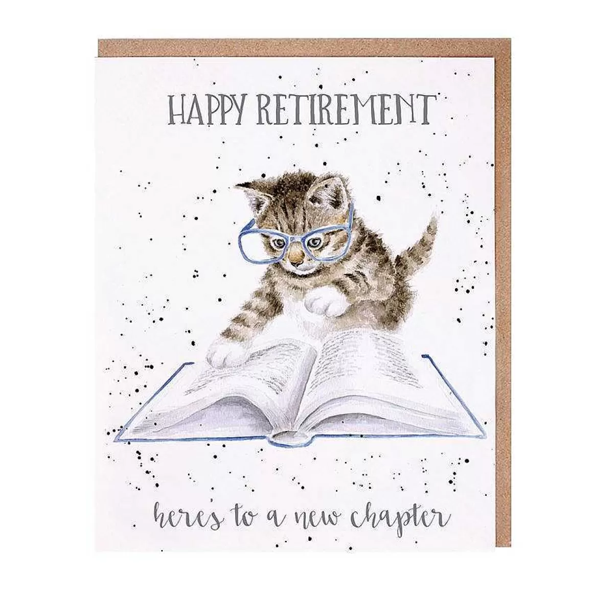 Cheap Wrendale Designs New Chapter' Cat Retirement Card