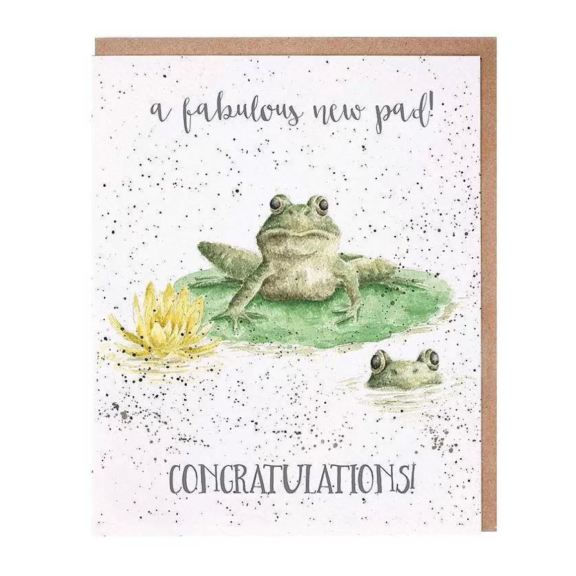 Cheap Wrendale Designs New Pad' Frog New Home Card