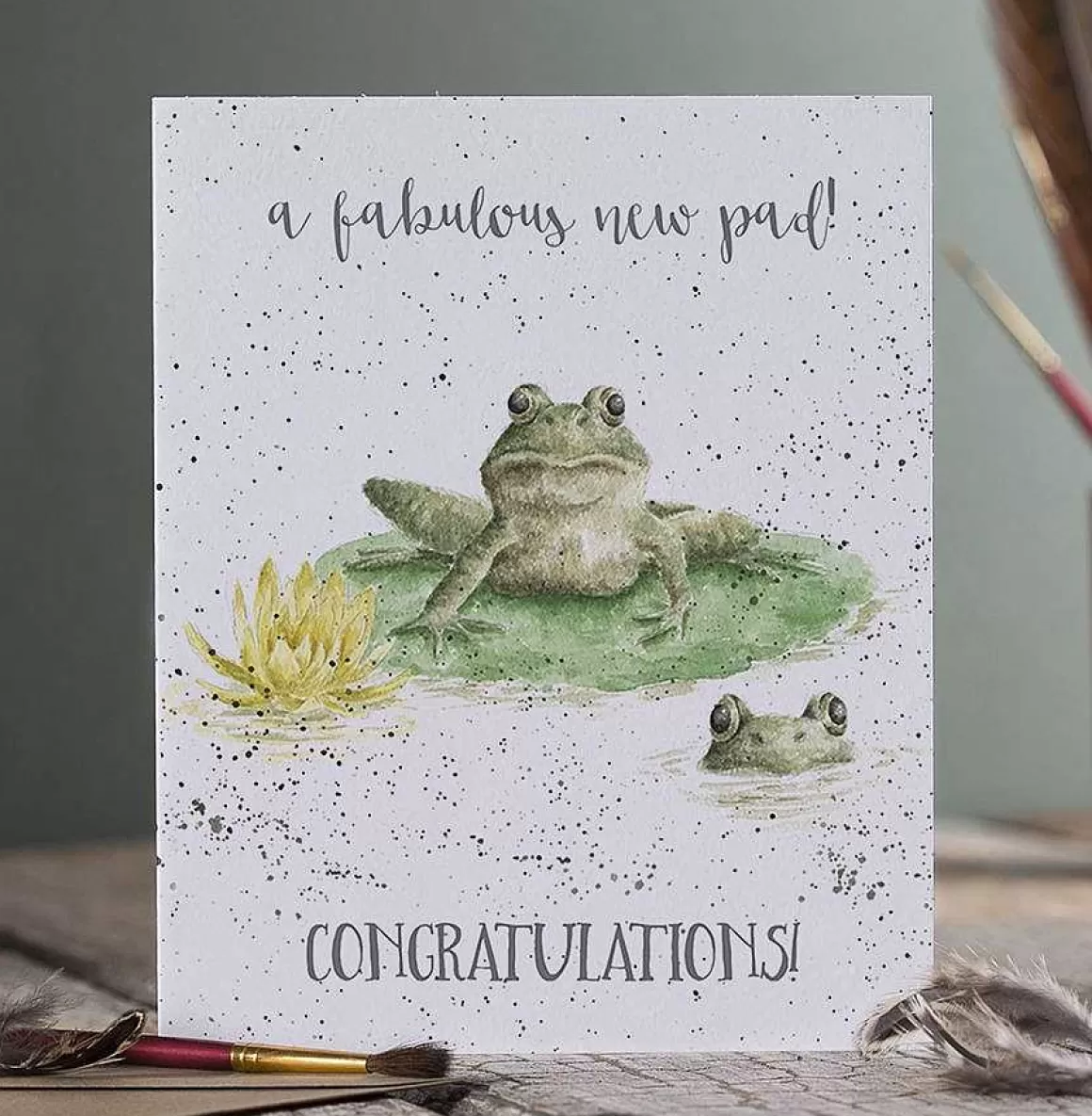 Cheap Wrendale Designs New Pad' Frog New Home Card