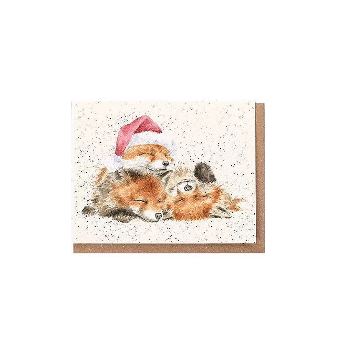 New Wrendale Designs Night Before Christmas' Fox Enclosure Card