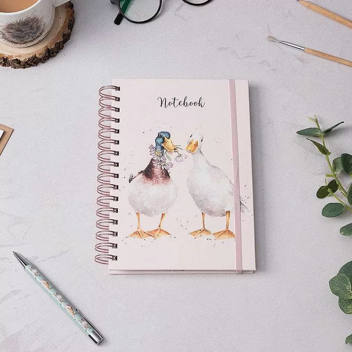 Best Wrendale Designs Not A Daisy Goes By' Duck Spiral Bound Journal