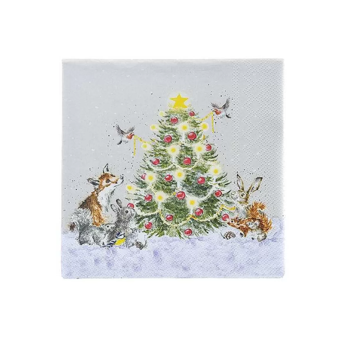 Best Wrendale Designs Oh Christmas Tree' Woodland Animal Cocktail Napkins