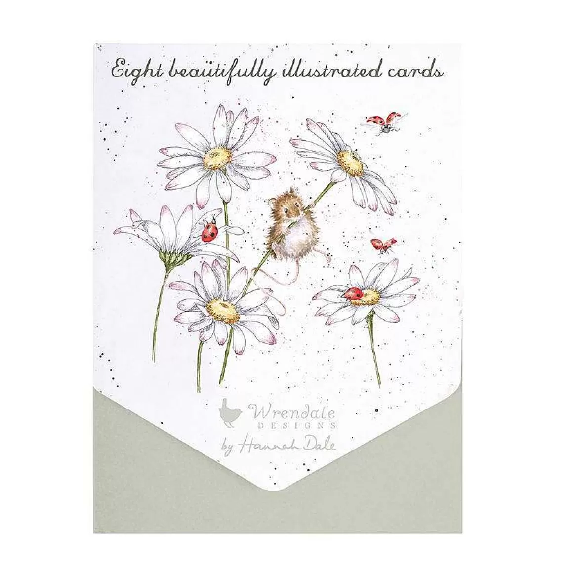 Hot Wrendale Designs Oops A Daisy' Mouse Notecard Set