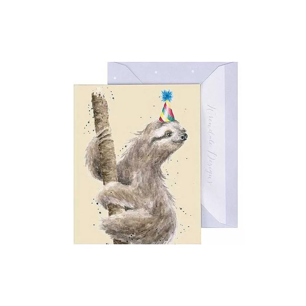 Flash Sale Wrendale Designs Party Animal' Sloth Enclosure Card