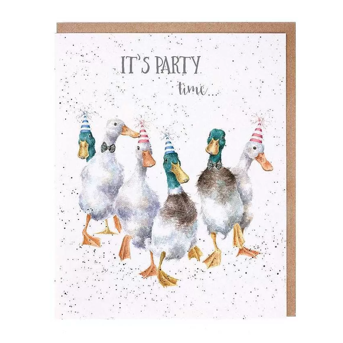 Fashion Wrendale Designs Party Time' Duck Birthday Card