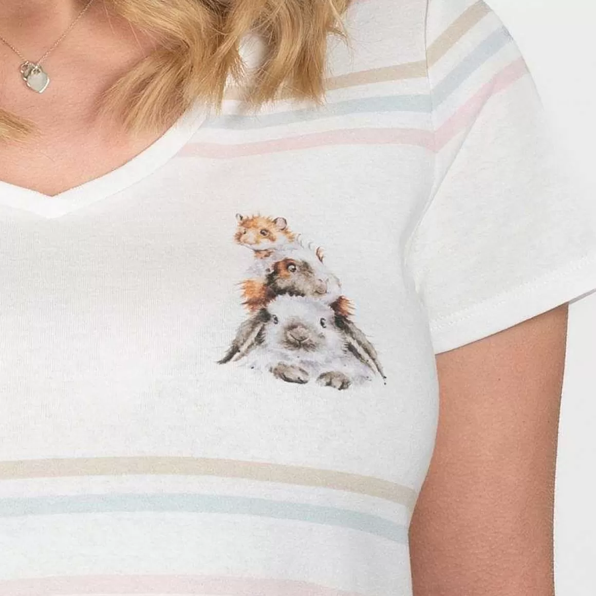 Best Wrendale Designs Piggy In The Middle' Guinea Pig T-Shirt